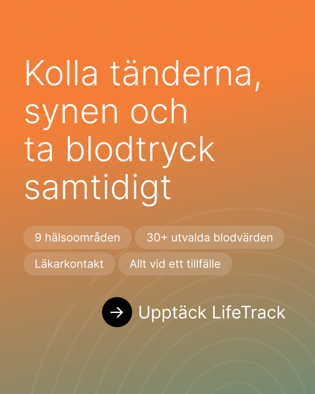 Kolla tänderna, synen och ta blodtryck samtidigt