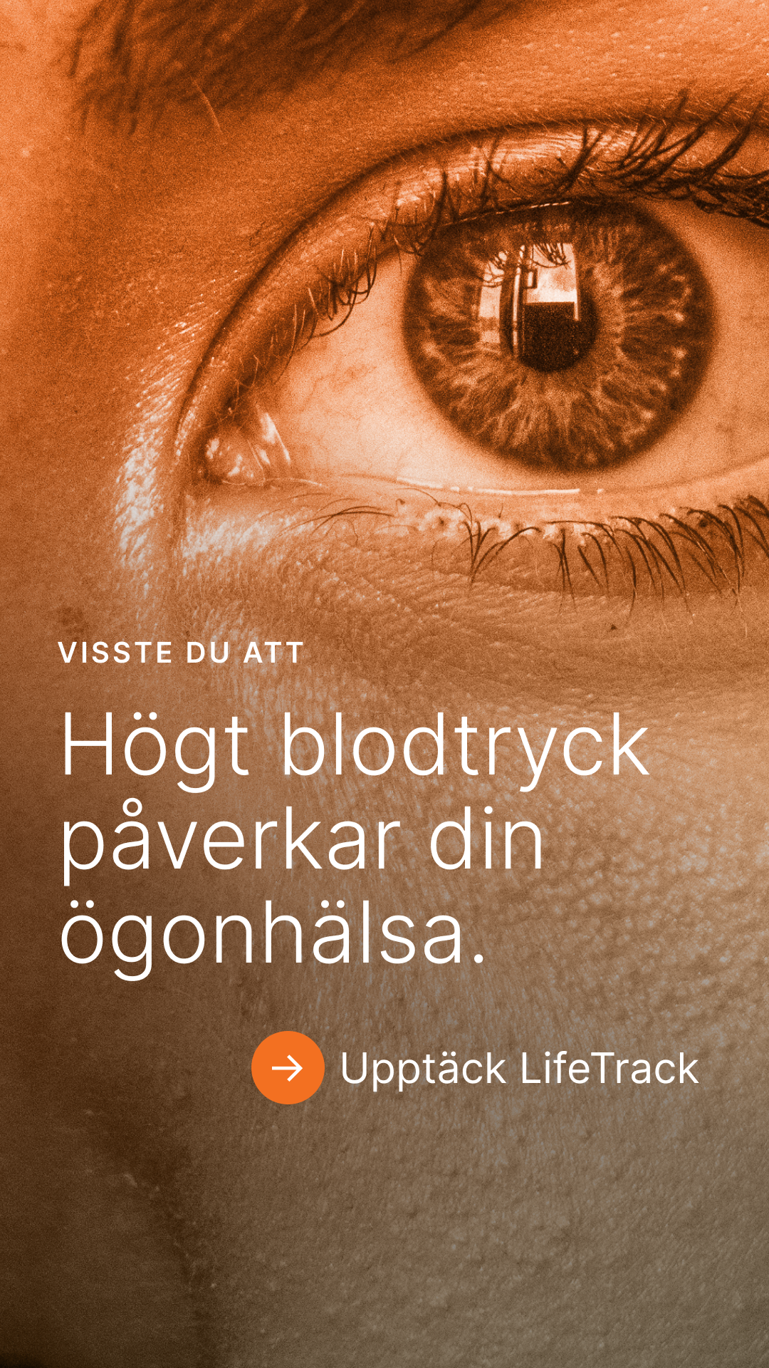 Visste du att högt blodtryck påverkar din ögonhälsa.